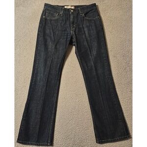 Levi's 527 Boot Cut Dark Wash Western Ranch Cowboy Jeans‎ Mens 36x32